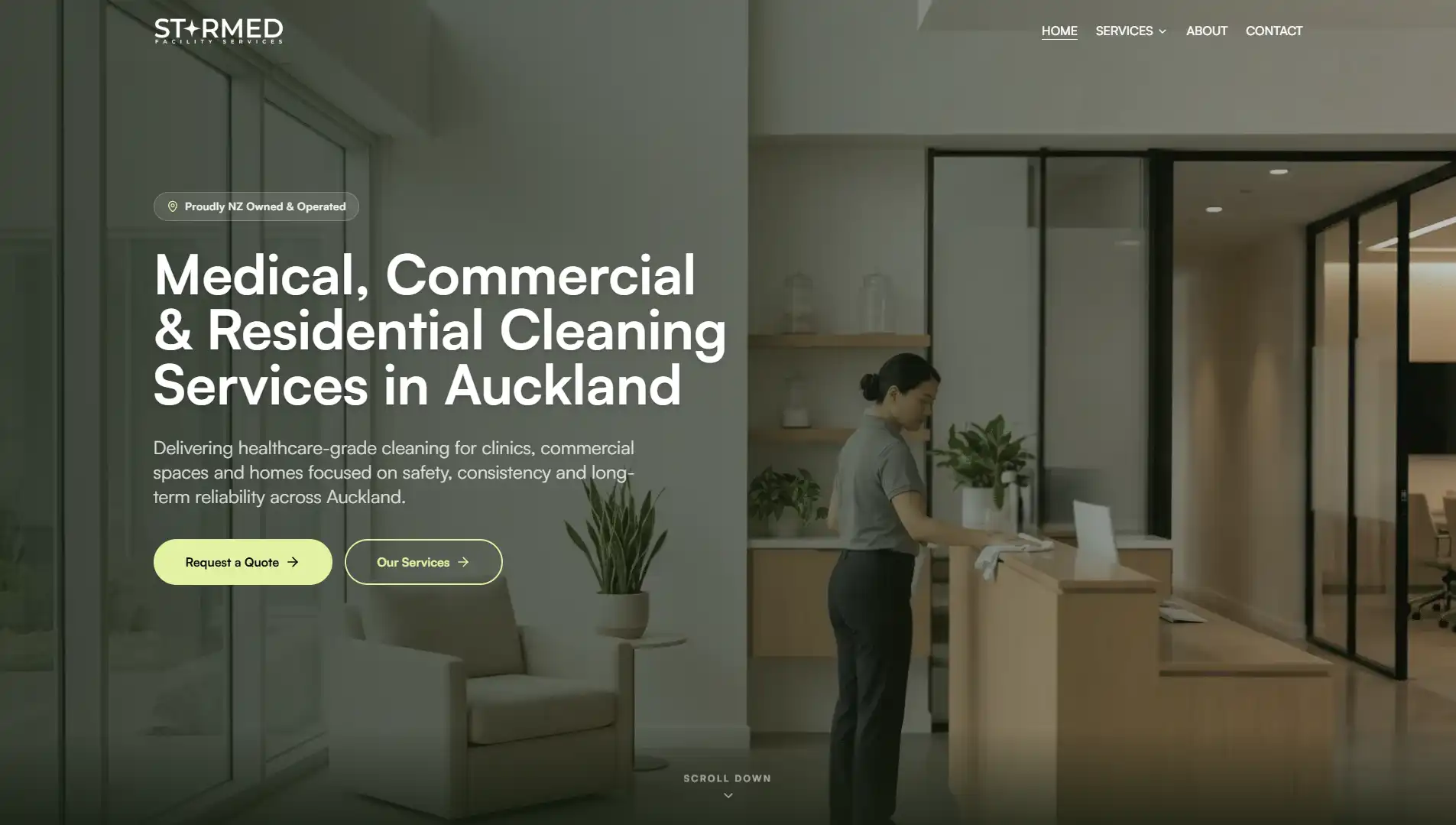 Starmed Facility Services case study preview